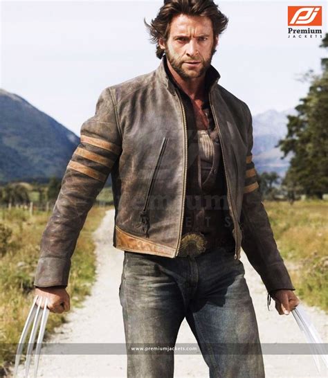 mens replica movie leather jackets|wolverine movie jacket.